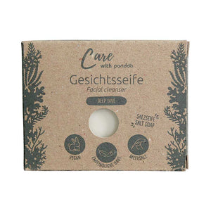 vegan Salzseife, Meer Salz Seife für Akne, unreine und trockene Haut