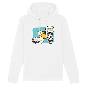pandoo Hoodie - CRUISER - Stanley - DTG Hoodie Stop Plastik aus Bio-Baumwolle | Unisex | Pelikan