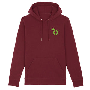 pandoo Hoodie - CRUISER - Stanley - DTG XS / Bordeauxrot Bio-Baumwolle Hoodie pandoo | Unisex | 4 Farben