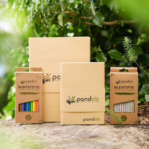 pandoo Notizheft 5 Notizhefte aus 100% Bambuszellstoff | A4 und A5 Format