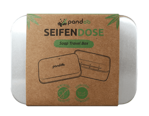 pandoo Seifendose Seifendose aus Aluminium mit Abtropfgitter