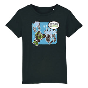 T-Pop T-shirt Enfant BIO - Mini Creator - DTG Kinder T-Shirt | Shirt aus Bio-Baumwolle | Unisex | Qualle