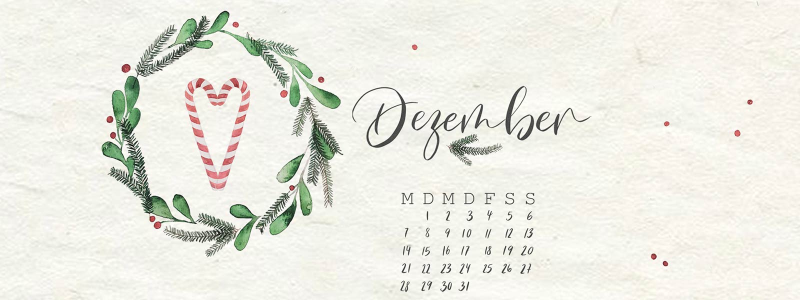 Grüne Weihnachten | Free Wallpaper Dezember