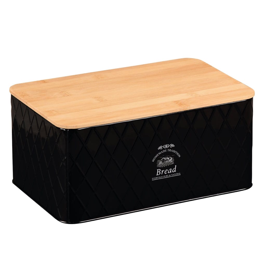 Kesper Brotkasten White Brotbox, Metall, Bambus