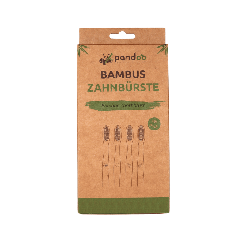 pandoo Zahnbürste Bambus Zahnbürsten