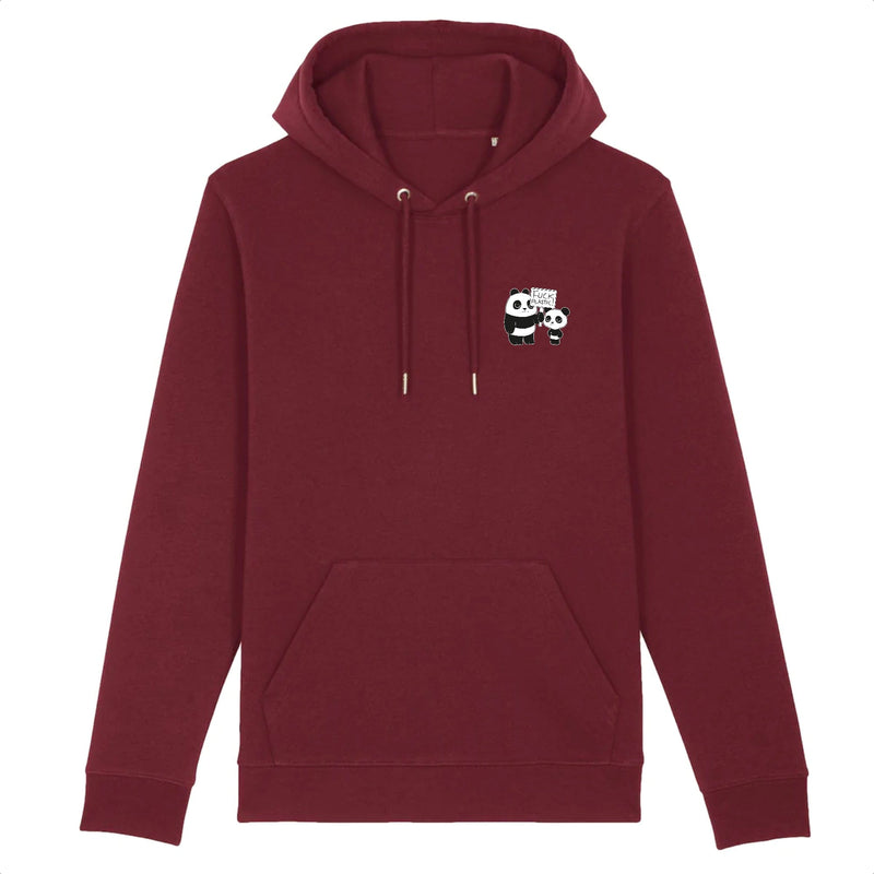 pandoo Hoodie - CRUISER - Stanley - DTG XS / Bordeauxrot Bio-Baumwolle Hoodie  Fuck Plastic | Unisex | 4 Farben