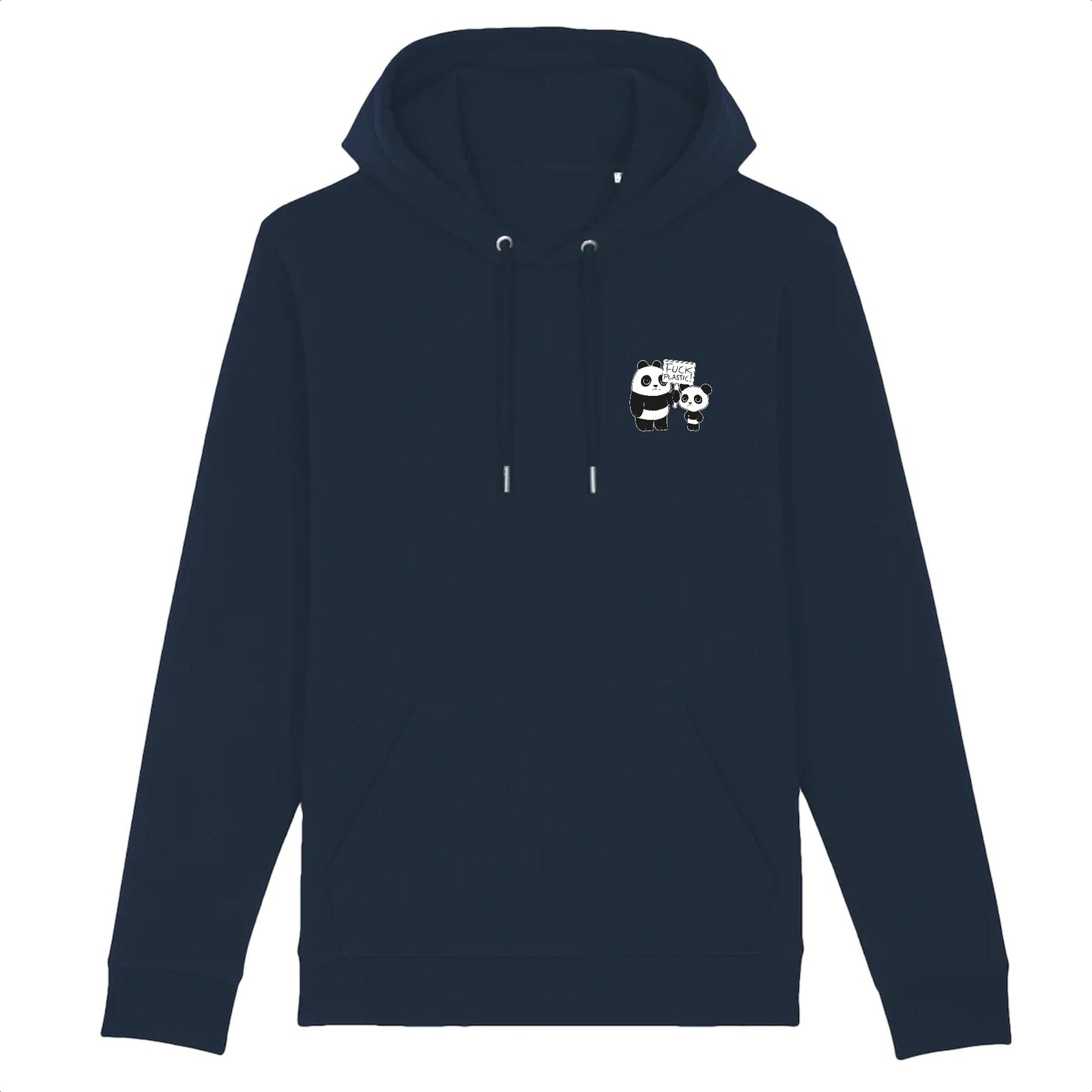 pandoo Hoodie - CRUISER - Stanley - DTG XS / Marineblau Bio-Baumwolle Hoodie  Fuck Plastic | Unisex | 4 Farben