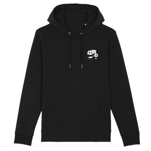 pandoo Hoodie - CRUISER - Stanley - DTG XS / Schwarz Bio-Baumwolle Hoodie  Fuck Plastic | Unisex | 4 Farben