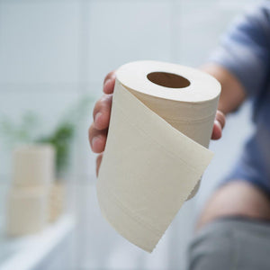 pandoo Hygienepapier Bambus Toilettenpapier 3-lagig | 100% Bambus | Plastikfreie Verpackung