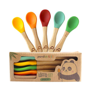 pandoo Kinderlöffel Set aus Bambus