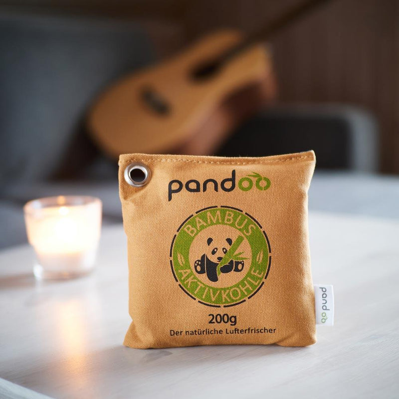 pandoo Lufterfrischer Natürliche Lufterfrischer mit Bambus Aktivkohle | 75g, 200g oder 500g