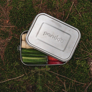 pandoo Lunchbox Lunchbox aus Edelstahl | 800ml  oder 1200ml
