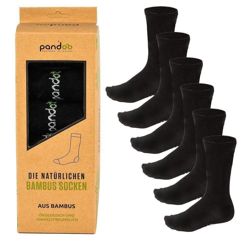 pandoo Socken Bambus Business Socken - 6er Pack