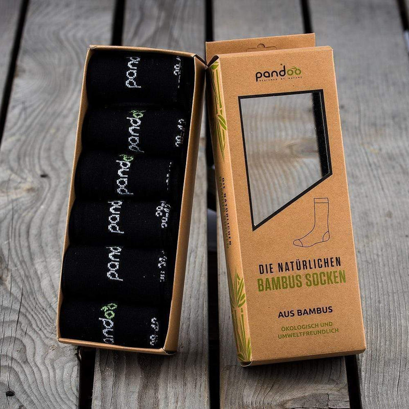 pandoo Socken Bambus Business Socken - 6er Pack
