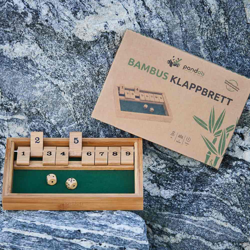 pandoo Spiel Klappbrett aus Bambus