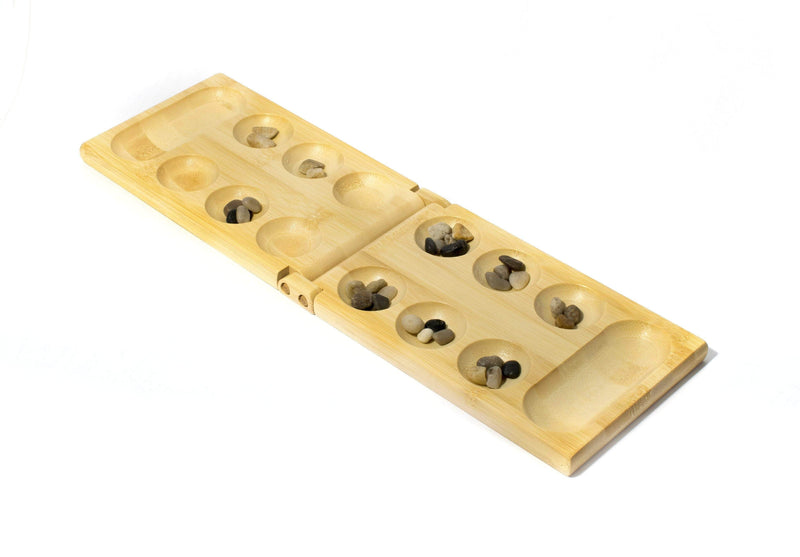 pandoo Spiel Mancala Bohnenspiel aus Bambus