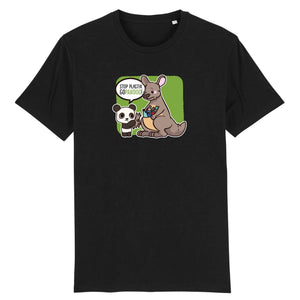 pandoo Stanley/Stella Rocker - DTG T-Shirt Stop Plastik aus Bio-Baumwolle | Unisex | Känguru