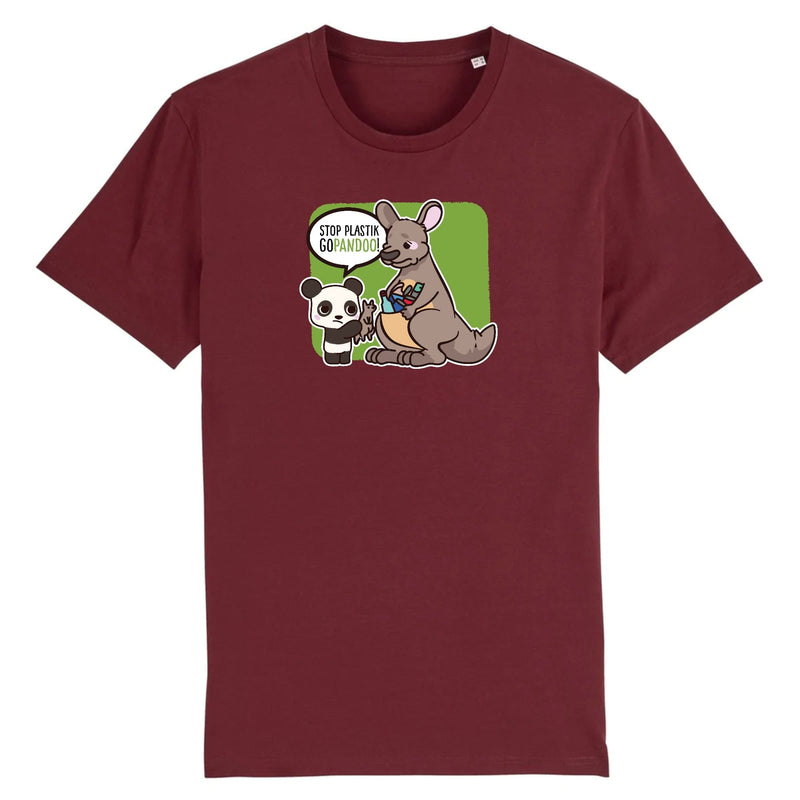 pandoo Stanley/Stella Rocker - DTG T-Shirt Stop Plastik aus Bio-Baumwolle | Unisex | Känguru