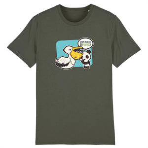 pandoo Stanley/Stella Rocker - DTG T-Shirt Stop Plastik aus Bio-Baumwolle | Unisex | Pelikan