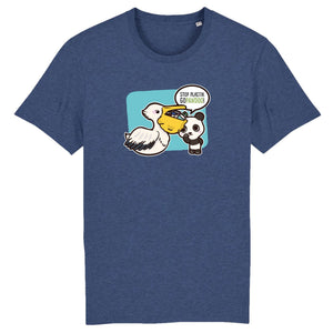 pandoo Stanley/Stella Rocker - DTG T-Shirt Stop Plastik aus Bio-Baumwolle | Unisex | Pelikan