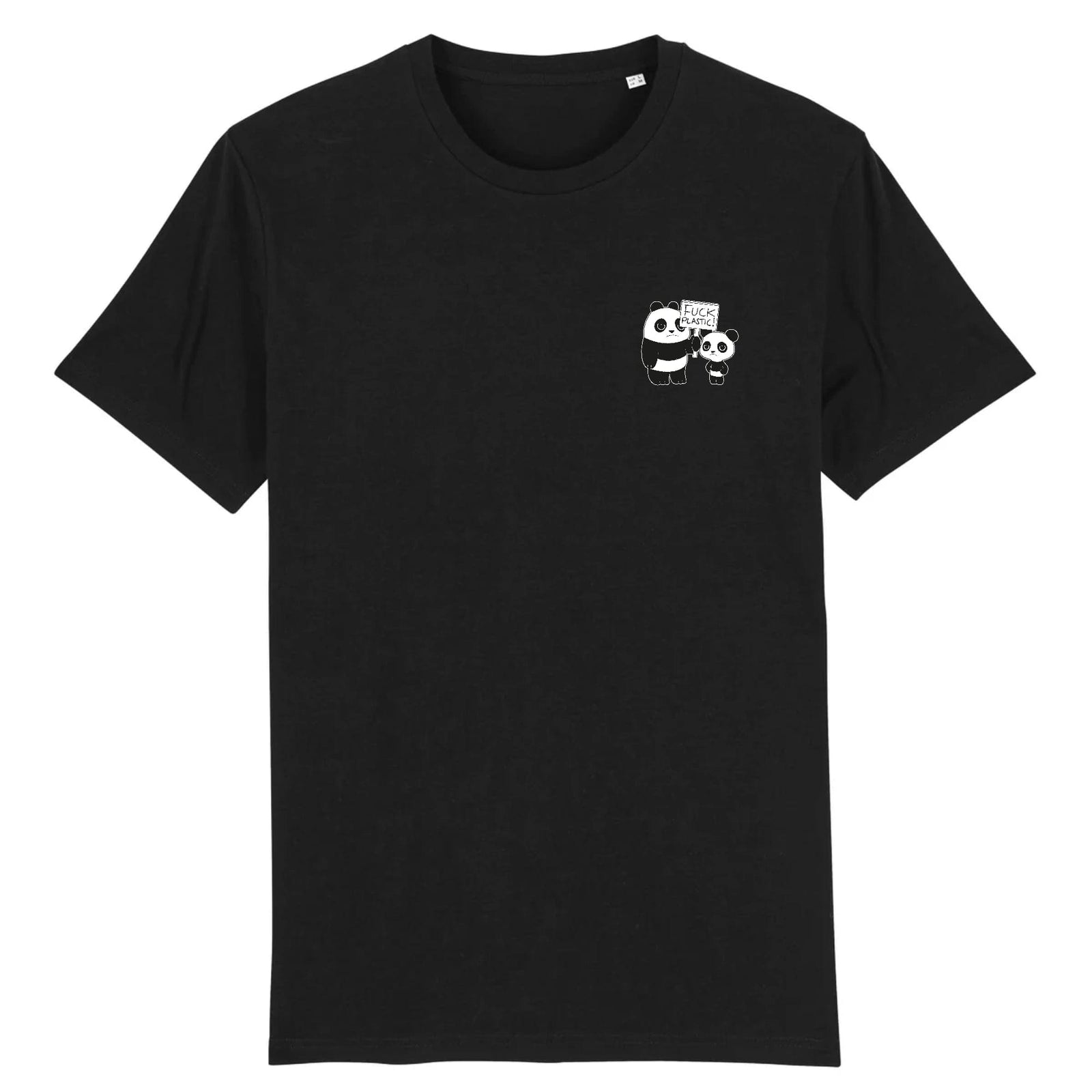 pandoo Stanley/Stella Rocker - DTG XS / Schwarz Bio-Baumwolle T-Shirt Fuck Plastic | Unisex | 7 Farben