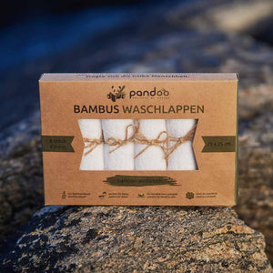 pandoo Waschlappen Bambus Waschlappen