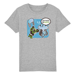 T-Pop T-shirt Enfant BIO - Mini Creator - DTG Kinder T-Shirt | Shirt aus Bio-Baumwolle | Unisex | Qualle