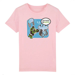 T-Pop T-shirt Enfant BIO - Mini Creator - DTG Kinder T-Shirt | Shirt aus Bio-Baumwolle | Unisex | Qualle